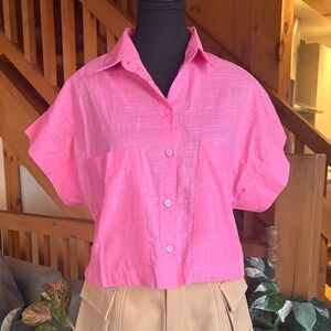 Linen Women's Button-Down Shirt